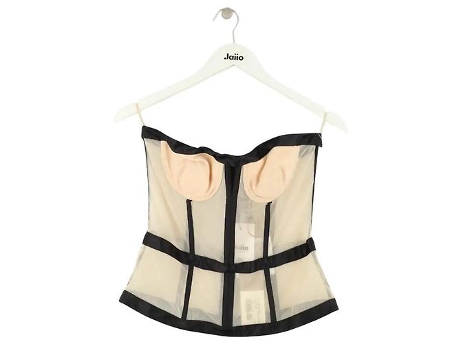 Corset La Perla em seda bege