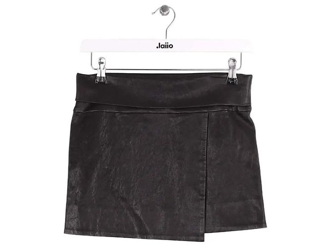 Isabel Marant Schwarzer Leder Minirock