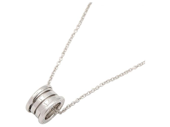 Bulgari Colar Bvlgari B-zero1 em Ouro Branco 18K Prata