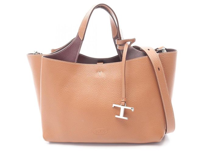 Sac à main 2-Way T-Timeless Mini de Tod's Marron