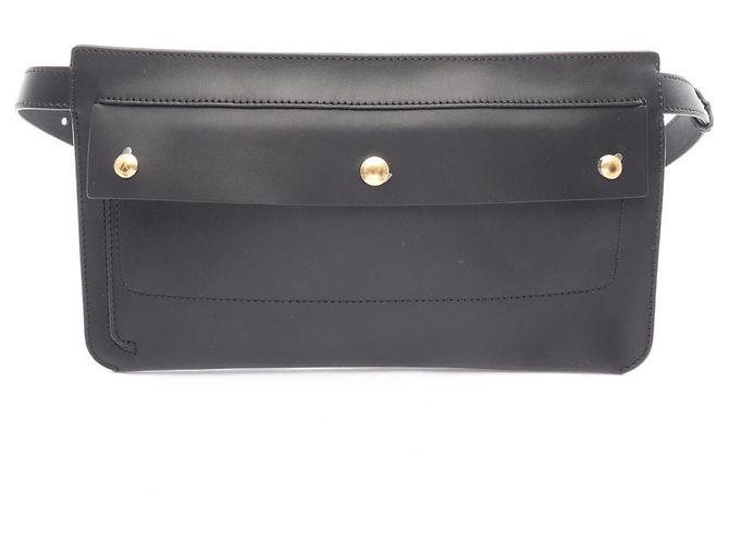 Burberry Leder-Taillentasche Schwarz