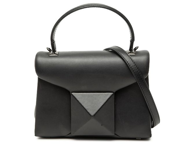 Borsa a mano e a tracolla Valentino One Stud Nero
