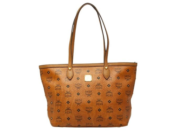 Sac Tote MCM Visetos Logogram Marron