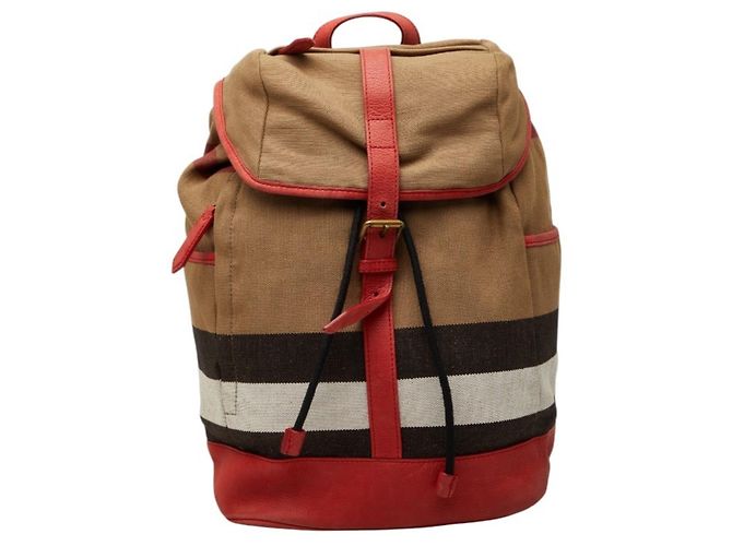 Burberry Check Backpack Multiple colors Beige