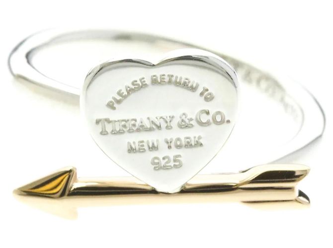 Autre Marque Anello Tiffany Lovestruck in oro rosa e argento D'oro