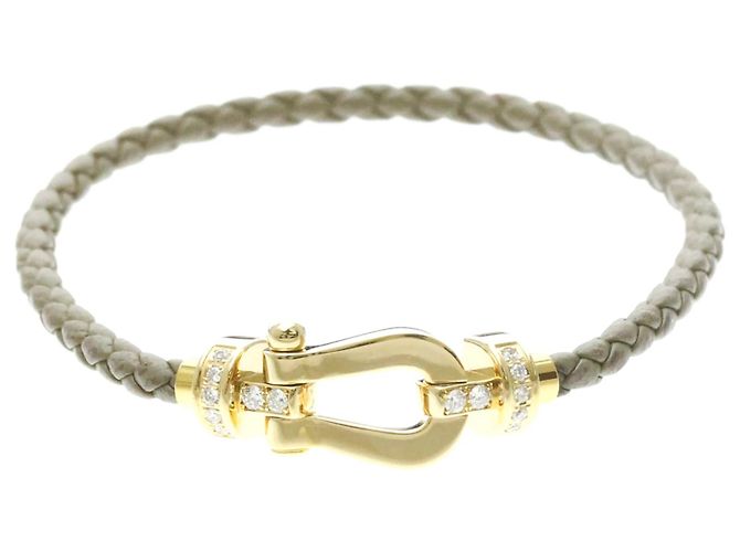 Pulsera Fred Force 10 Diamantes Dorado