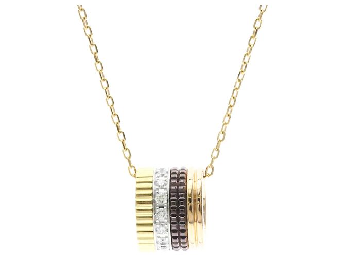Collar con colgante Boucheron Quatre Classic Plata Dorado