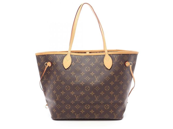 Borsa Tote Louis Vuitton Neverfull MM Marrone