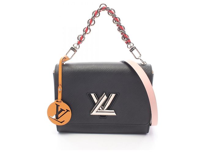 Borsa 2-Way Louis Vuitton Twist MM Epi Noir Nero