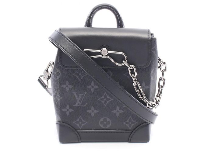 Borsa a tracolla 2-Way Louis Vuitton Nano Steamer Nero