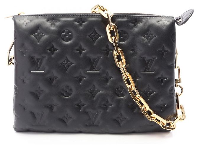 Bolsa de Ombro Louis Vuitton Coussin PM Preto