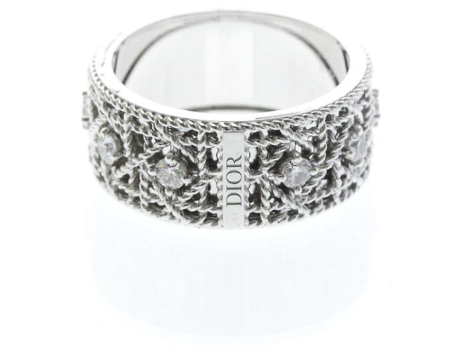Christian Dior My Dior Diamond Ring Silvery