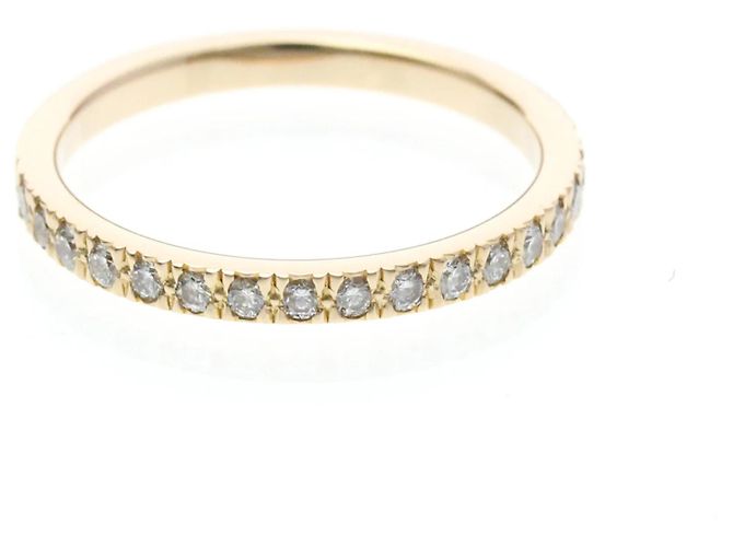 Autre Marque Anello Tiffany Novoring in Oro Rosa e Diamanti D'oro