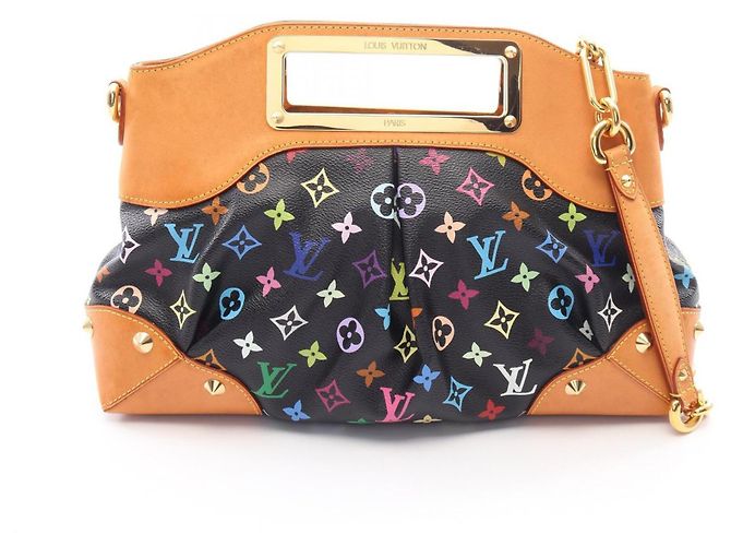 Louis Vuitton Judy MM 2-Way Handtasche Schwarz