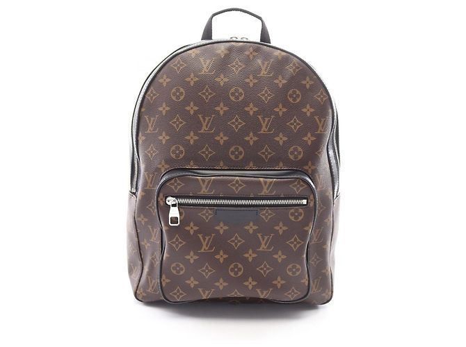 Louis Vuitton Josh Monogram Macassar Backpack/Handbag Brown Black