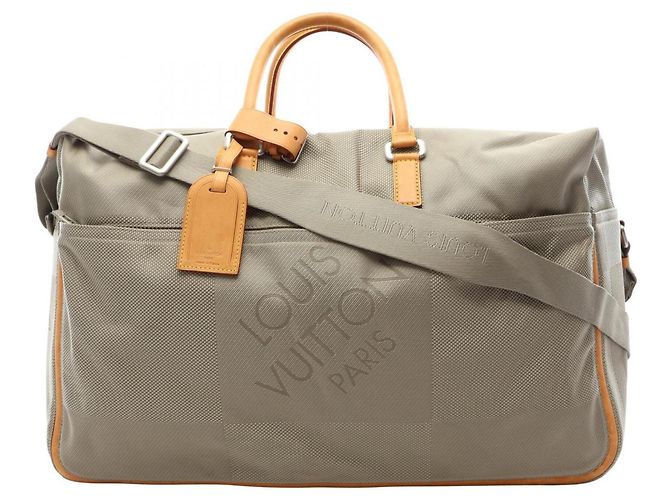 Sac Boston/Sac à main 2-Way Louis Vuitton Souverain Sable Marron Beige