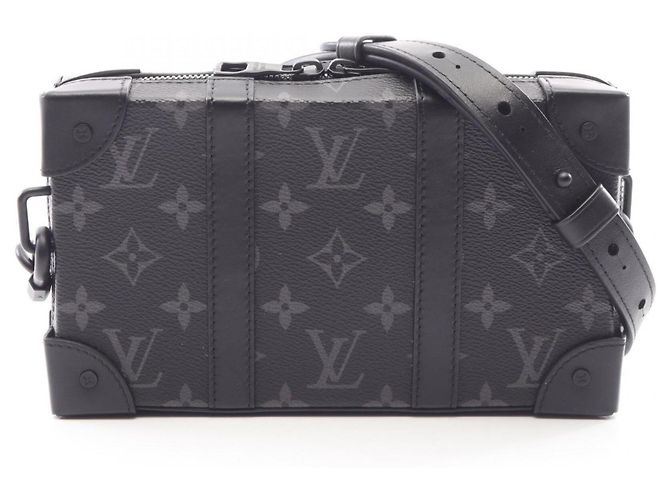 Louis Vuitton Black Soft Trunk Wallet Shoulder Bag