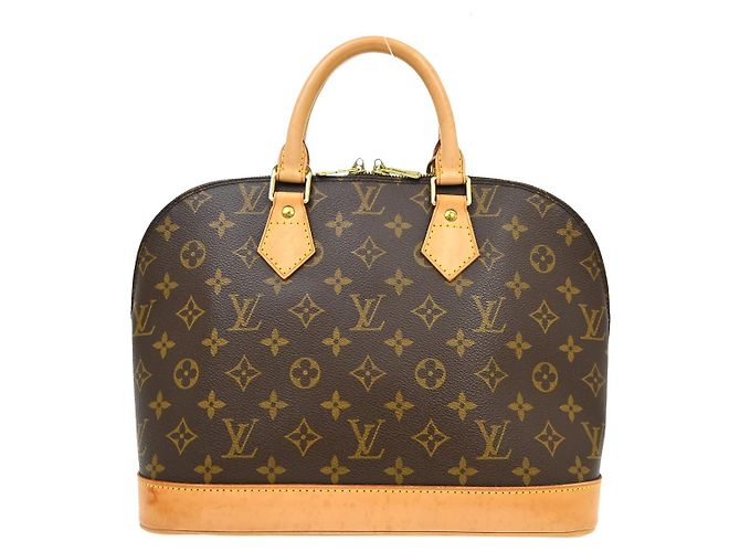 Louis Vuitton Alma Monogram Canvas PM Marrone