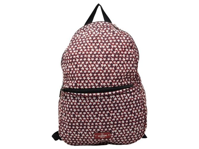 Mochila Valentino Star Vermelho Azul marinho