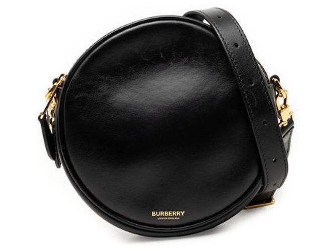 Borsa a tracolla rotonda Burberry Nero