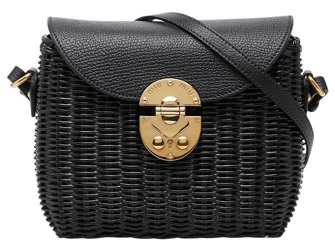 Borsa a tracolla Miu Miu Nero
