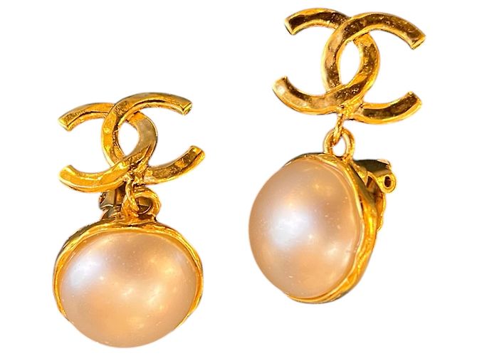 Orecchini Chanel CC Golden