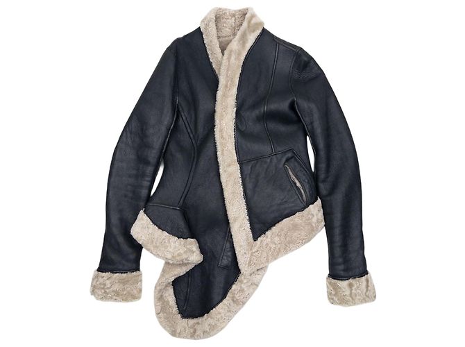 Rick Owens AW11 ‘Limo’ Reversible Scooped Shearling Leather Jacket