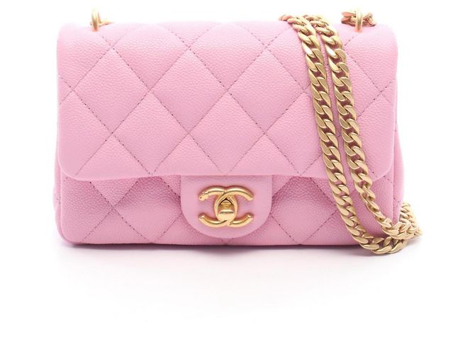 Borsa a tracolla Chanel Matelassé in rosa