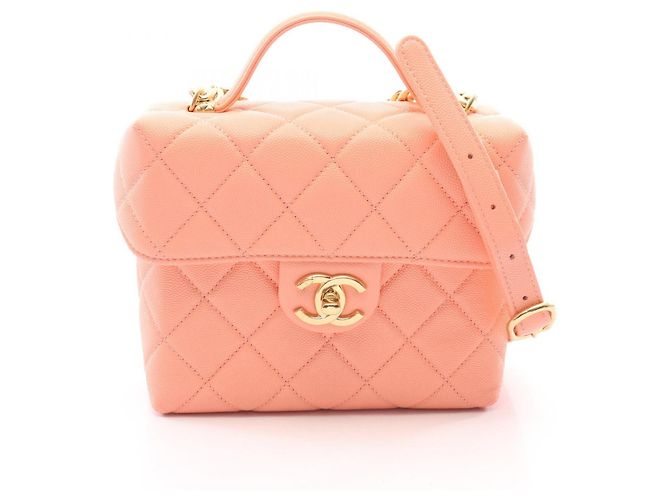 Chanel Matelassé Kleine Vanity Bag Pink