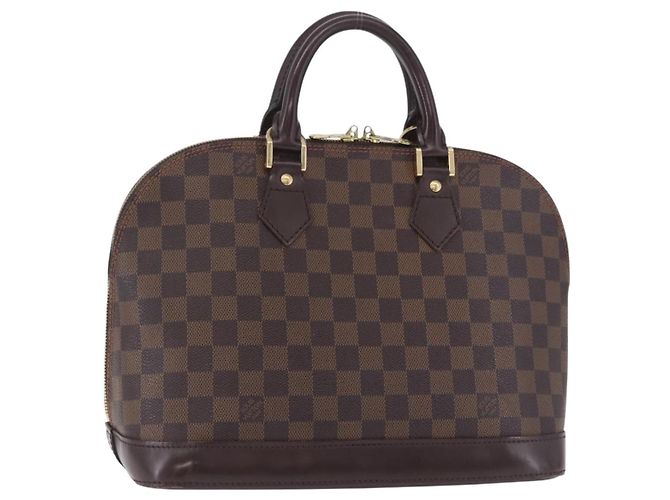 Louis Vuitton Alma Damier MM Marrom