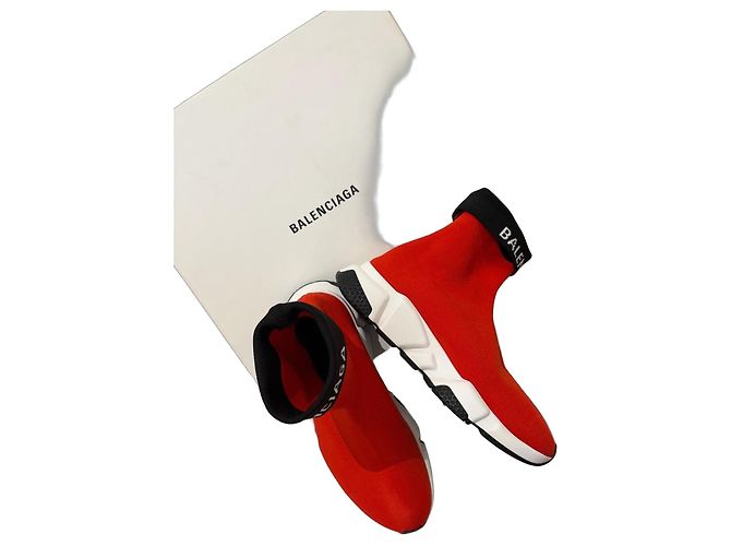 Balenciaga Speed Trainer Sneaker - Rot