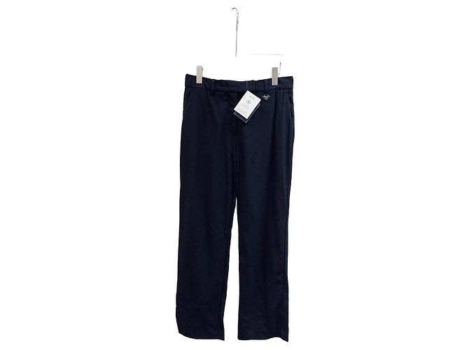 Prada Black Wool Pants