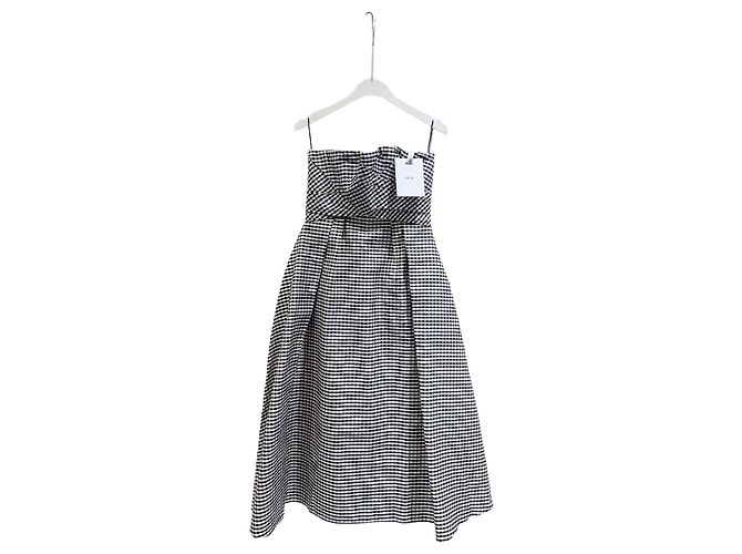 Vestido Dior de seda negro Multicolor