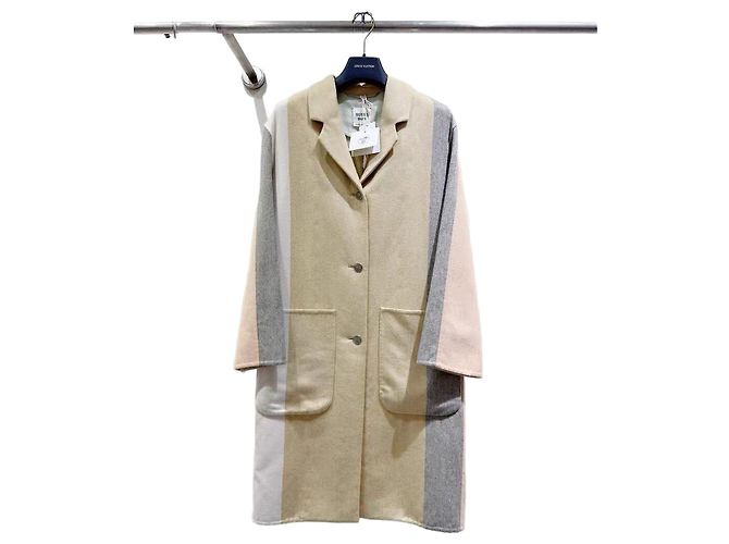 Hermès Beige Cashmere Silk Coat Size 34 Multiple colors