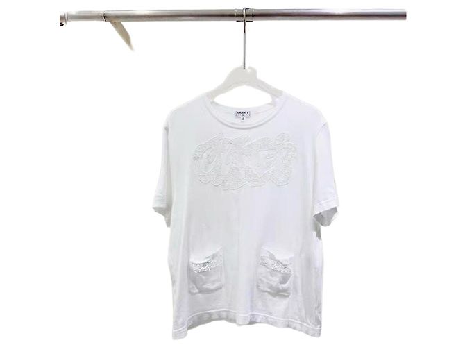 Chanel Cotton Top White Size 40 Multiple colors