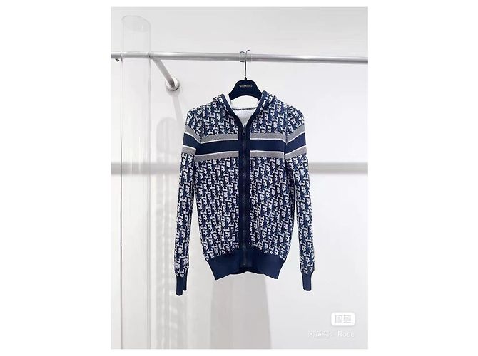 Autre Marque Chaqueta Dior Reversible de Algodón Blanca con Logo Print Multicolor