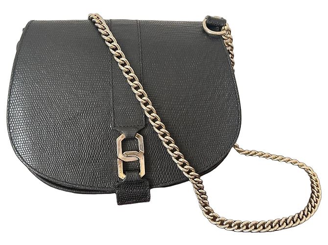 Apc A.P.C. & Vanessa Seward Borsa a Tracolla in Pelle Nera Nero
