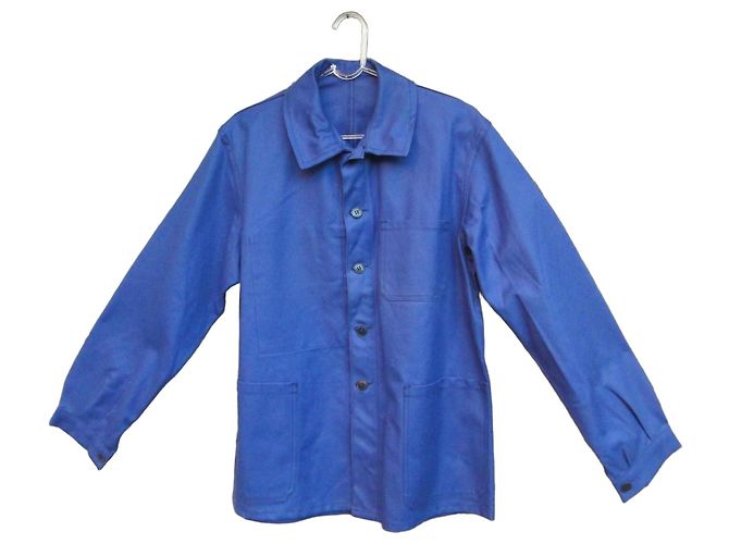 Autre Marque Blue Cotton Work Jacket