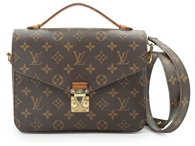 Louis Vuitton Borsa a tracolla Pochette Metis MM in Monogram Canvas Marrone