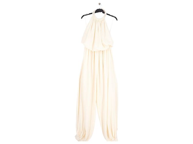 Autre Marque Weites weißes Jumpsuit