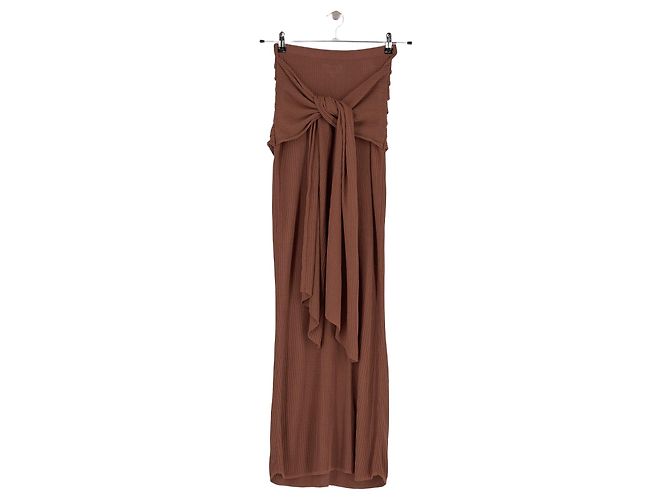 Autre Marque SEROYA Maxirock braun Viscose