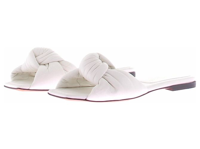 Sandali Santoni in pelle bianchi Bianco