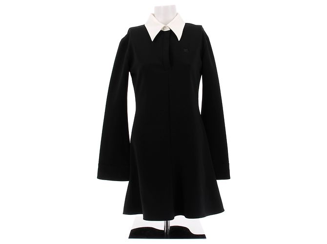 Courreges Schwarzes Kleid
