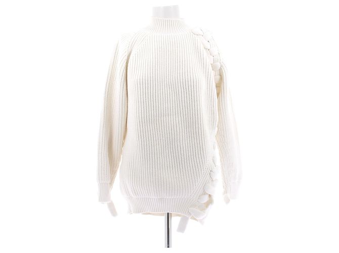 Camisola de algodão branca Victoria Beckham Branco