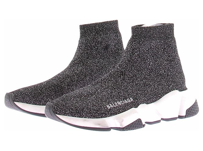 Baskets à sequins Balenciaga Noir