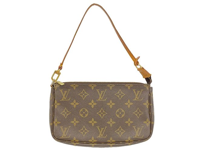 Louis Vuitton Monogram Pochette Accessoires M51980 Marrone