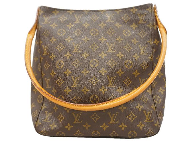 Bolsa de Ombro Louis Vuitton Monogram Looping GM Marrom