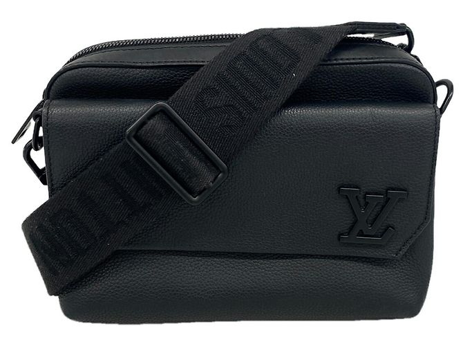 Borsa a tracolla Louis Vuitton LV Aerogram Fast Line M22482 Nero