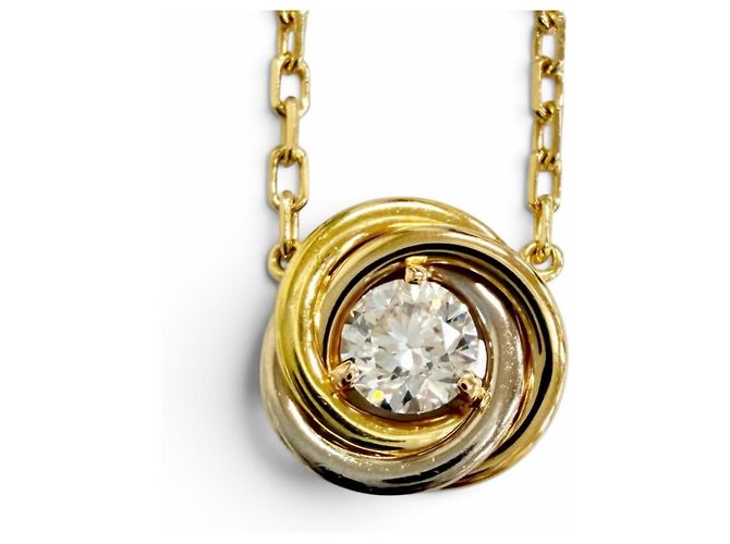 Collana Cartier AYR322 Trinity con diamanti D'oro