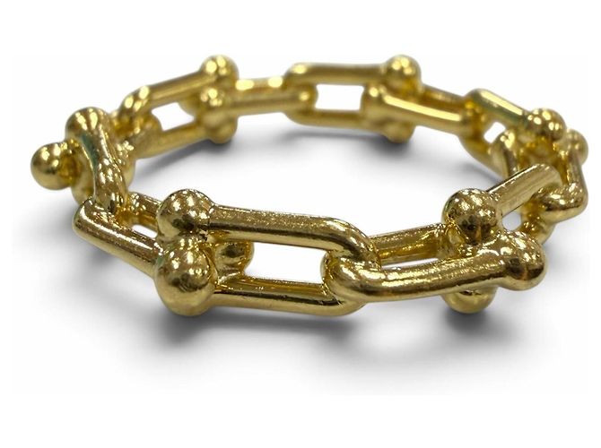 Autre Marque Anillo Tiffany HardWear Microlink Dorado